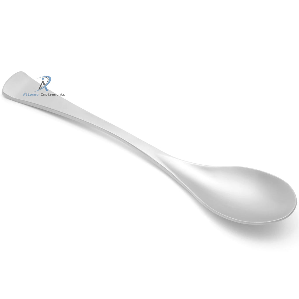 Chefs Rocher Quenelle Spoon-Heavy Duty Stainless Steel 304 Dull Ice Cream Spoon 1pcs Dishwasher Safe Eco-Friendly for Pastry
