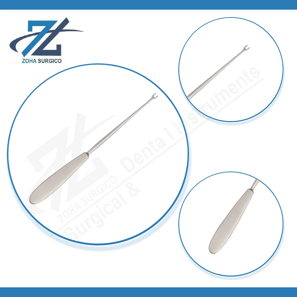 Negus Pusher Knot Tier Metal Handle 203mm Long Manual Surgical Stainless Steel Reusable CE Certified General Instrument Set