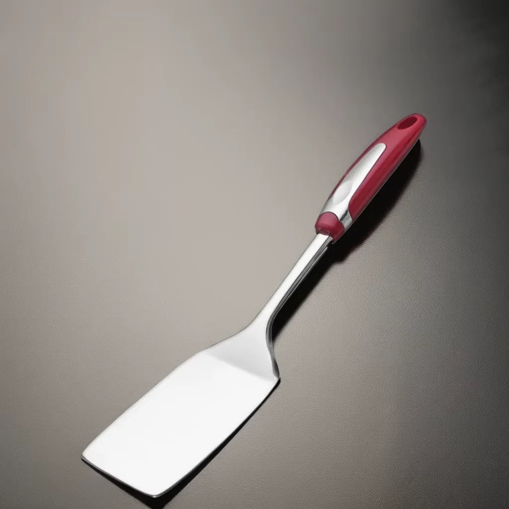 Top Grade 306 Stainless Steel Mirror Finish Plain Turner Professional Kitchen Utensil Tool Dishwasher Safe Hotels Home Use