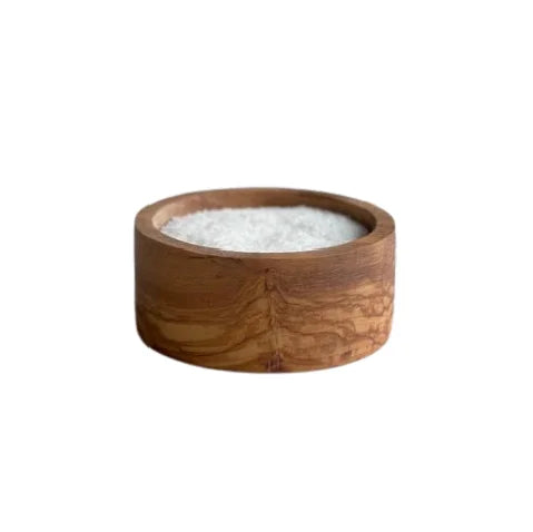 Artizon Studio Acacia Wood Salt Pepper Holder Kitchen Spice Storage Container Dishwasher Oven Safe Eco-Friendly Rustic Design