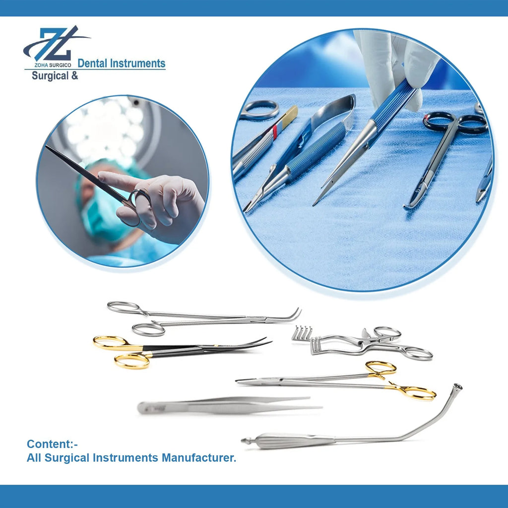 Negus Pusher Knot Tier Metal Handle 203mm Long Manual Surgical Stainless Steel Reusable CE Certified General Instrument Set