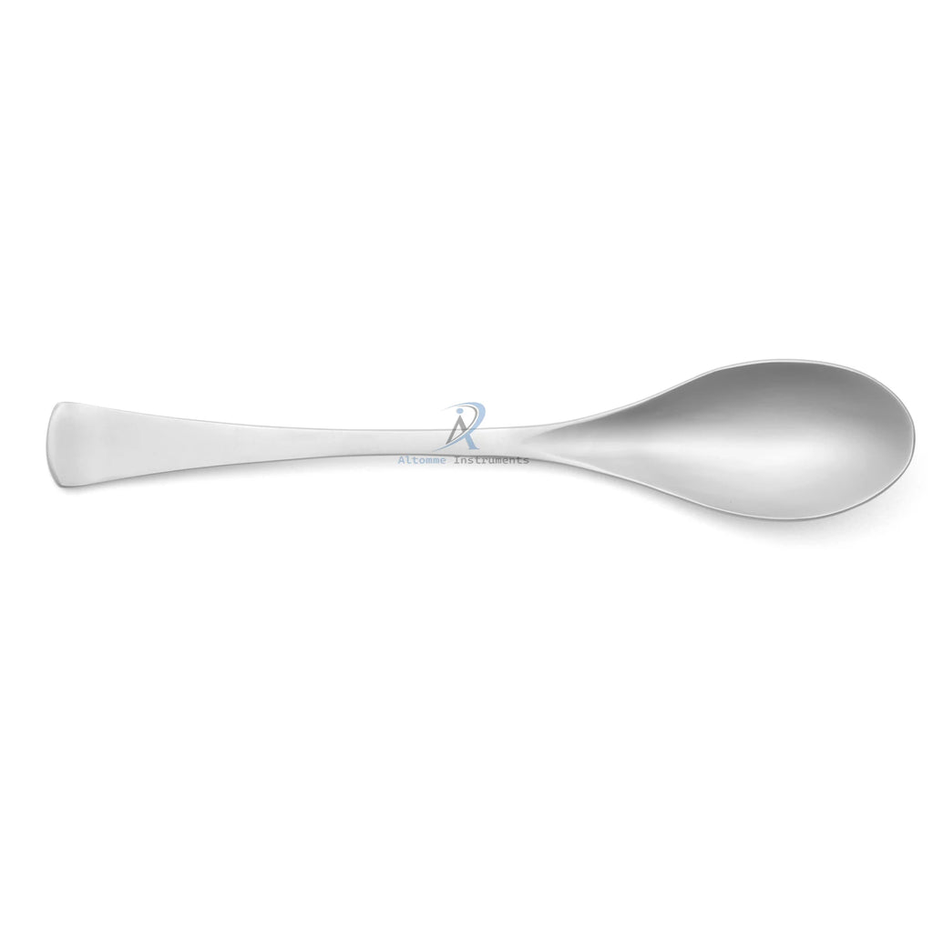 Chefs Rocher Quenelle Spoon-Heavy Duty Stainless Steel 304 Dull Ice Cream Spoon 1pcs Dishwasher Safe Eco-Friendly for Pastry