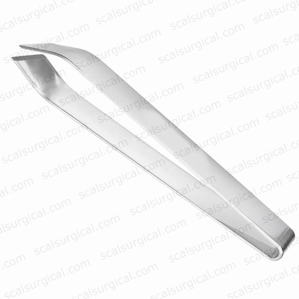 Stainless Steel Fish Bone Tweezers Manual Surgical Forceps CE Certified with Ergonomic Handle for Fine Bone Removal Kitchen Tool