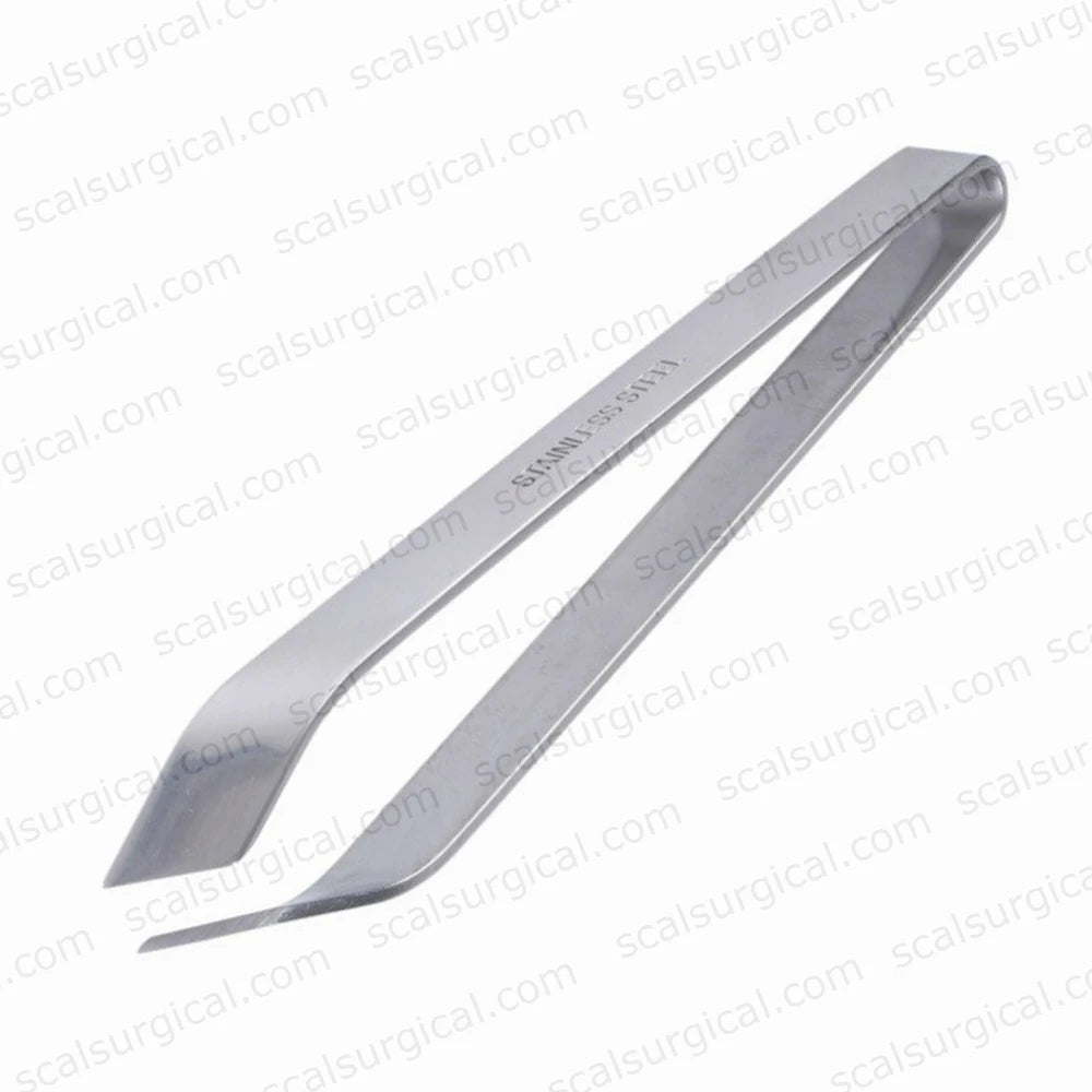Stainless Steel Fish Bone Tweezers Manual Surgical Forceps CE Certified with Ergonomic Handle for Fine Bone Removal Kitchen Tool