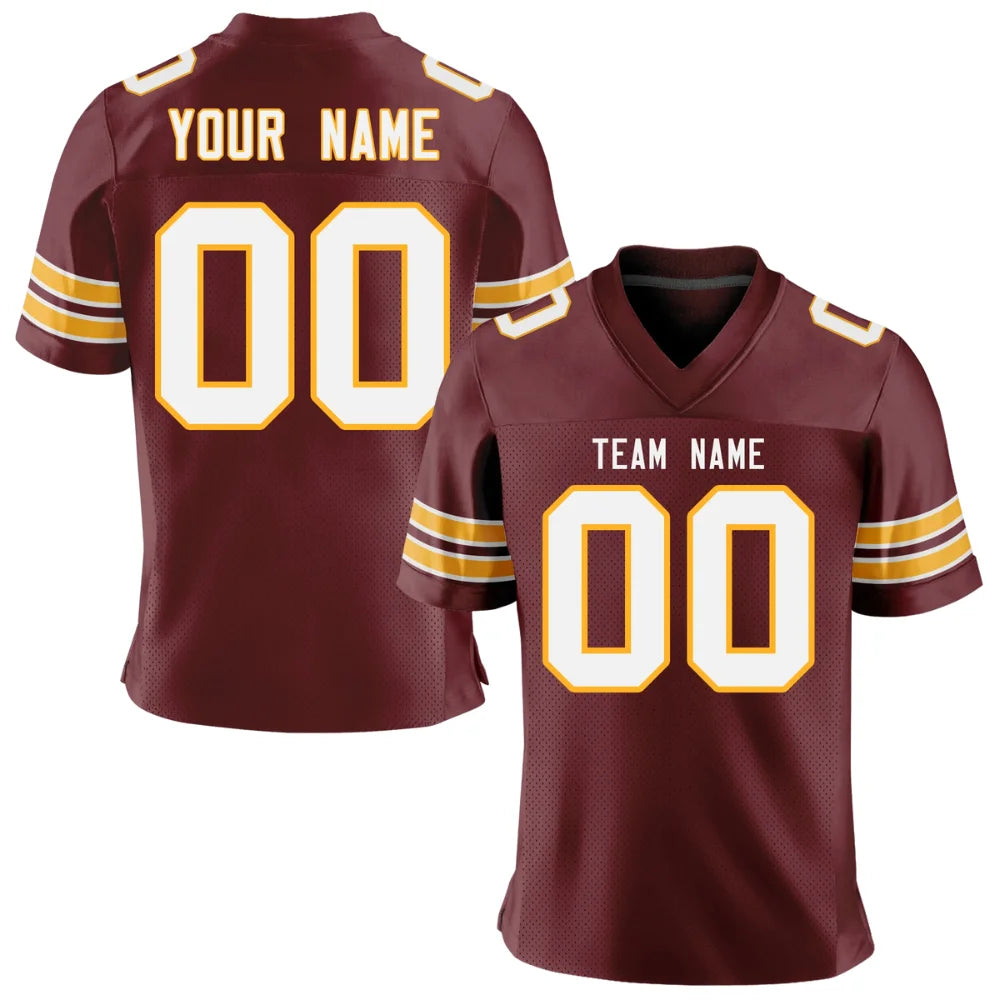 OEM Service Custom Logo American Football Rugby Jersey High Quality with Breathable Feature and Short Sleeves Low MOQ