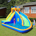 Portable Nylon Commercial Use Kids Inflatable Bouncy House Jumping Castle 450W Air Blower 4-Person Capacity Customizable Logo