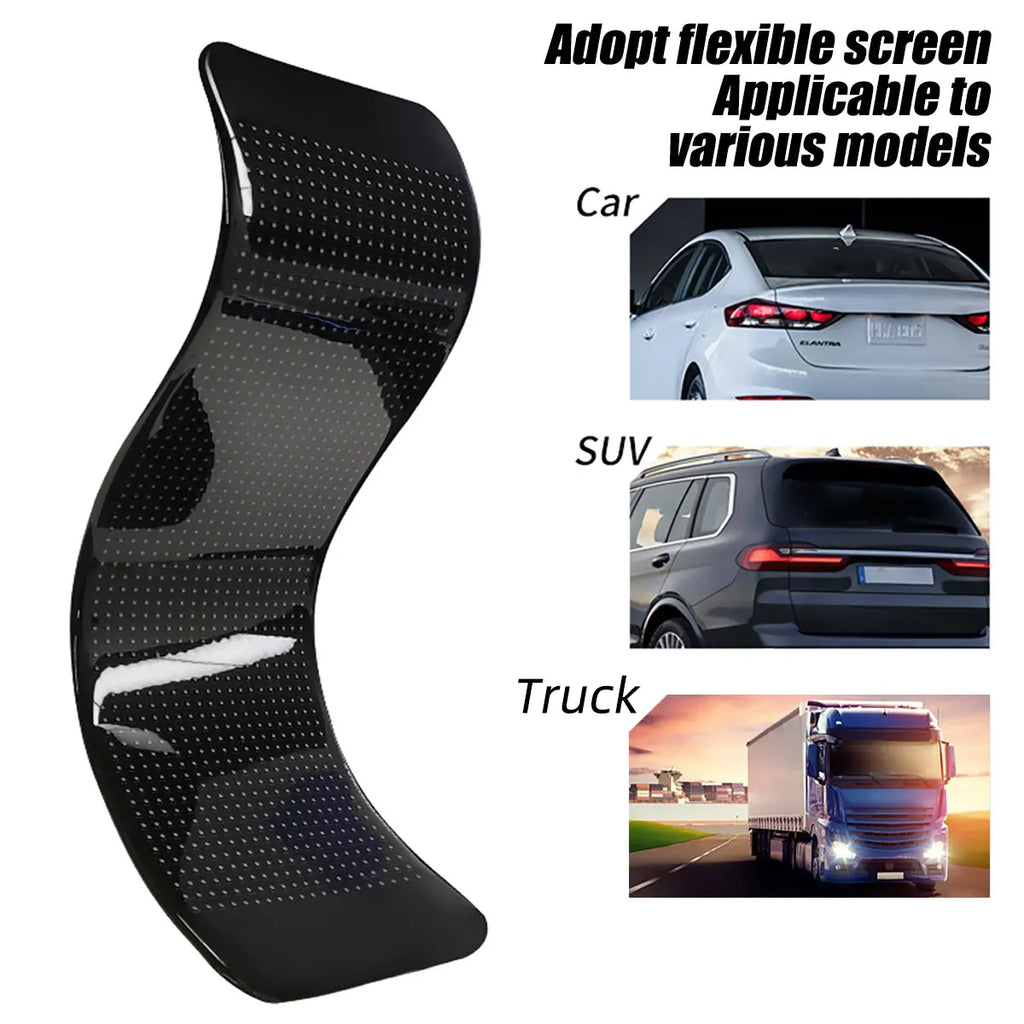 96*20 Car Led Matrix Pixel Panel Diy RGB App+Remote Control Programmable Devil Eye Indicator Light Animated Eyes for Truck