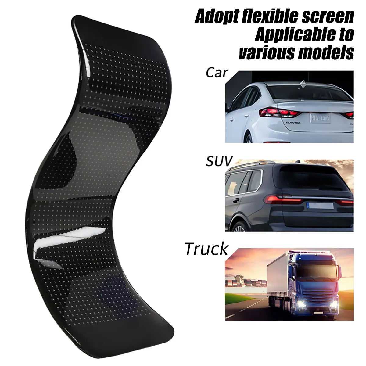96*20 Car Led Matrix Pixel Panel Diy RGB App+Remote Control Programmable Devil Eye Indicator Light Animated Eyes for Truck