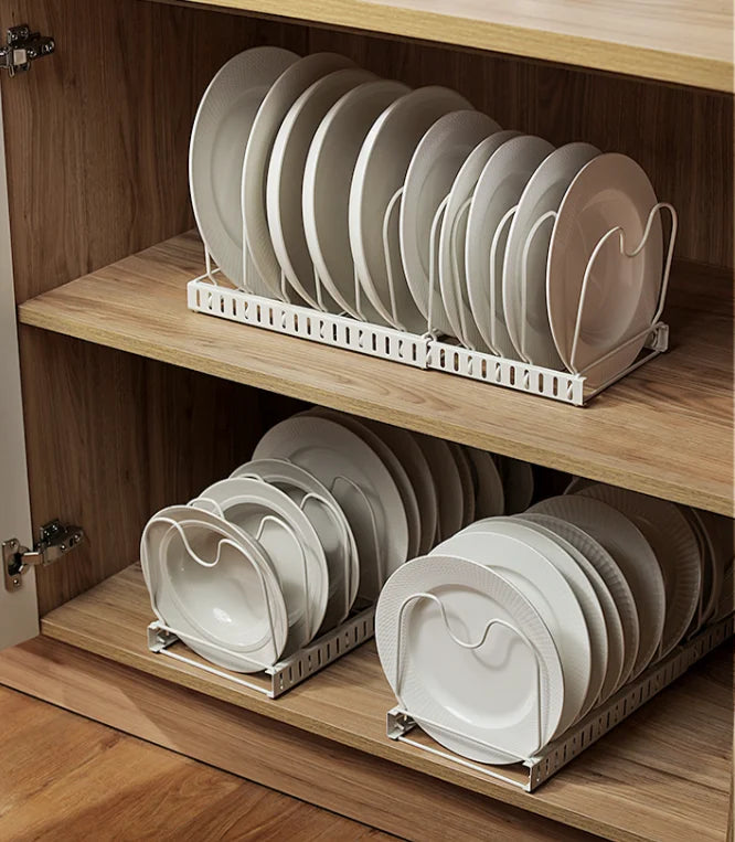 DSH Factory Supply Kitchen Metal Frying Pan Pot Cover Rack Pan Pot Cover Rack Dish Rack