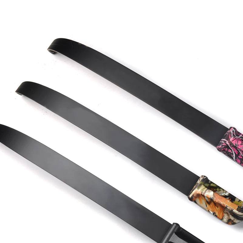 JUNXING F179  56" 30-50lbs Recurve Bow American Hunting Bow Archery 17 inche Metal Riser Tranditional Long Bow Hunting