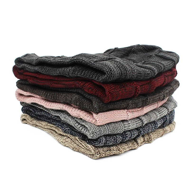 ALTOBEFUN Men and Women's Faux Fur Lined Warm Winter Knit Beanie