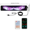 96*20 Car Led Matrix Pixel Panel Diy RGB App+Remote Control Programmable Devil Eye Indicator Light Animated Eyes for Truck