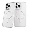 Hadaasi Transparent Magnetic Hard Case for with Clear Acrylic Shockproof Design Magnetic Ring Holder PMMA Material Unisex