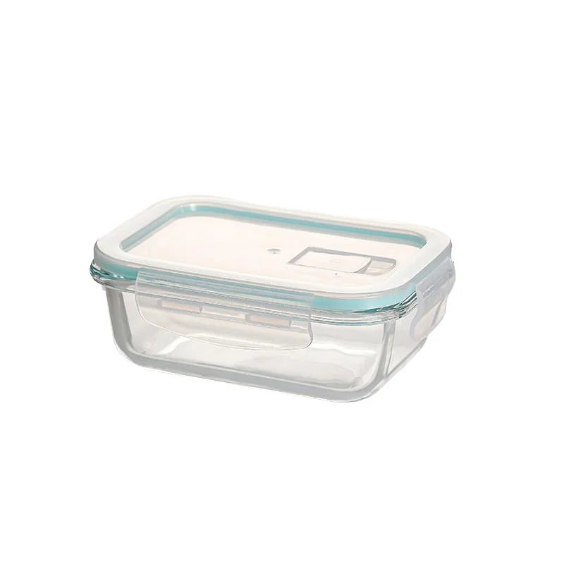 High Quality Microwave Airtight Glass Meal Prep Containers BPA Free Lunch Box Lid Food Storage Container Set for Kitchen Use
