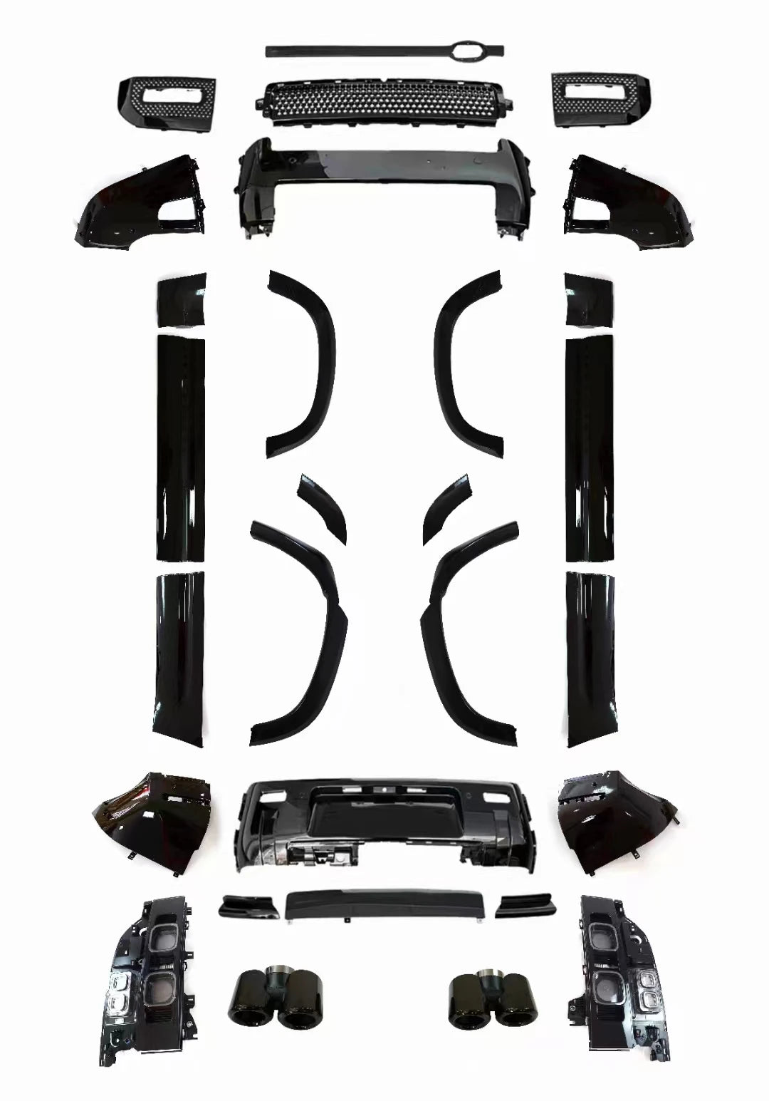 2021 2022 2023 Car Accessories for Land Rover Defender 90  110 Body Kit Parts New of Defender Modify Bodykit