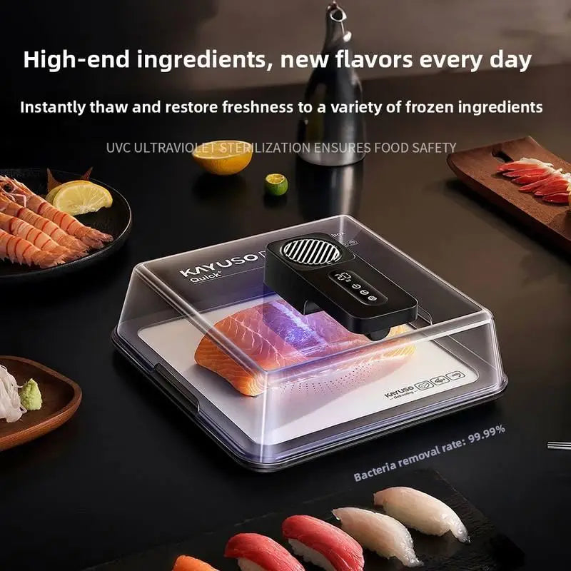 Y A8248 ABS Steak Heat Conduction Plate Rapid Intelligent Constant Temperature Defrosting Tray