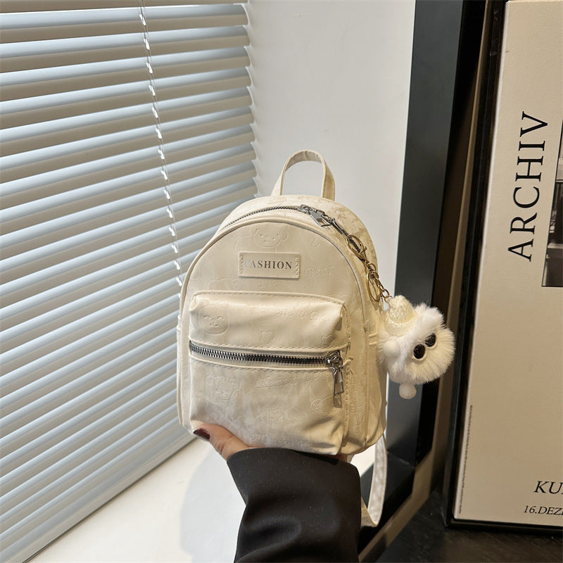2025 High-Looking Fashionable Travel Small Bag Women's New Style Student Backpack for Work and Outing Backpack