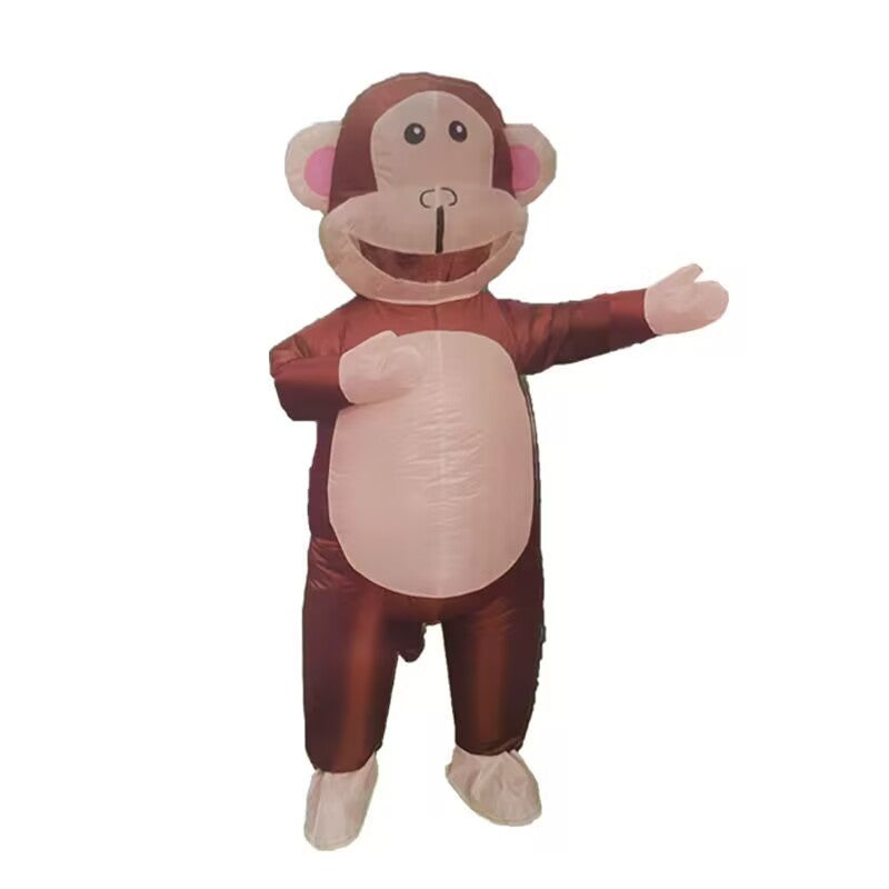 Cross-Border Popular Halloween Creative Cartoon Toys Party Activities Cute Animal Props Hippo Inflatable Costumes