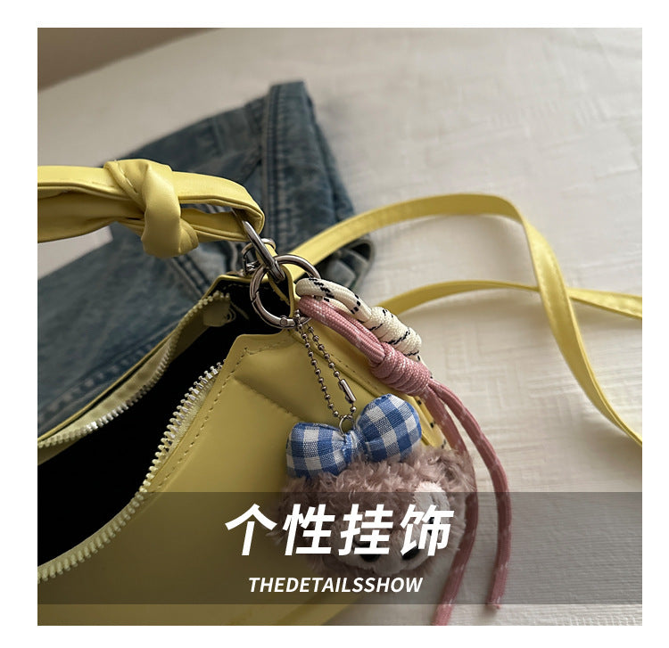 Simple and Stylish Korean-Style Handbag 2025 Summer New Small Square Bag for Women, Casual and Fresh Single Shoulder Crossbody Bag