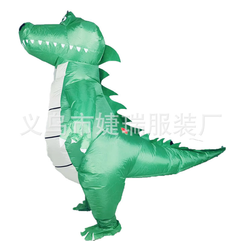 Cross-Border Popular Halloween Creative Cartoon Toys Party Activities Cute Animal Props Hippo Inflatable Costumes