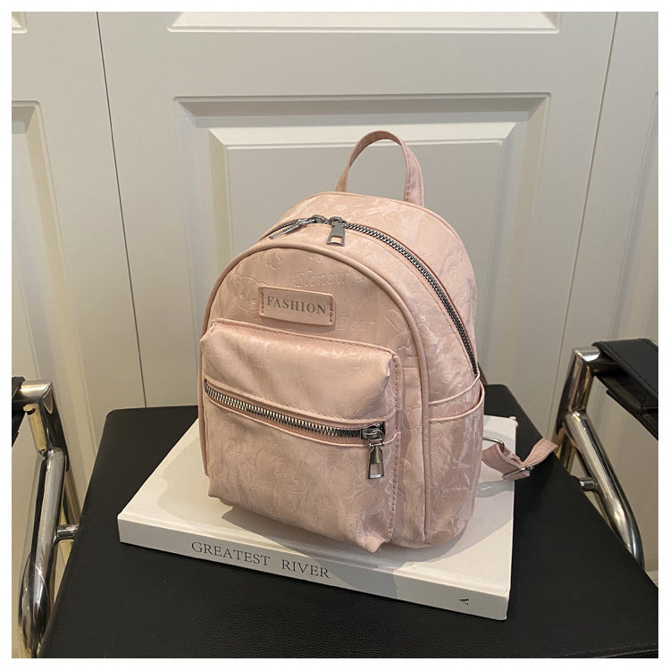 2025 High-Looking Fashionable Travel Small Bag Women's New Style Student Backpack for Work and Outing Backpack