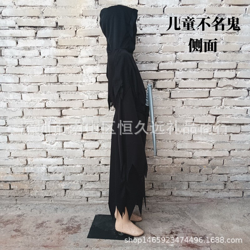 Halloween Cos Kidsren's Horror Death Zombie Devil Ghost Bar Stage Performance Masquerade Performance Costume