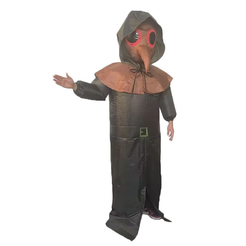 Cross-Border Popular Halloween Creative Cartoon Toys Party Activities Cute Animal Props Hippo Inflatable Costumes