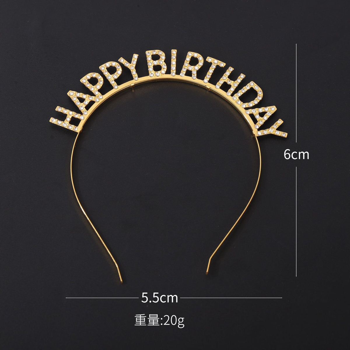 Decorations Iron Hair Hoop Ornaments Headband Cake Decoration Happy Birthday Letter Party Birthday Headband Halloween