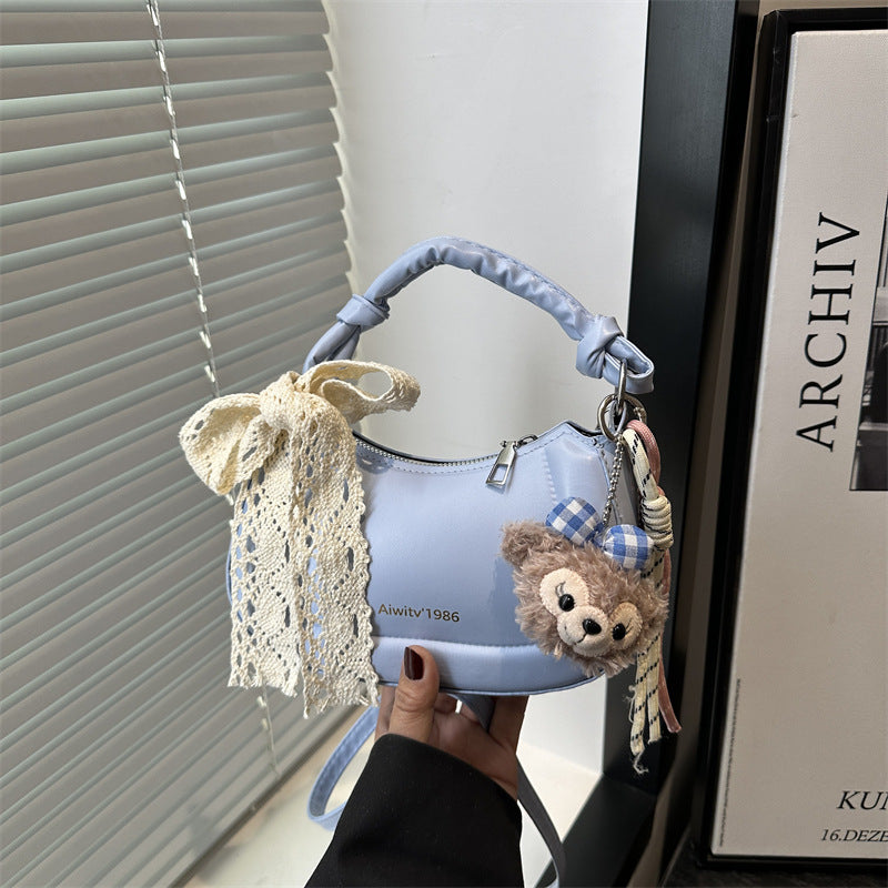 Simple and Stylish Korean-Style Handbag 2025 Summer New Small Square Bag for Women, Casual and Fresh Single Shoulder Crossbody Bag