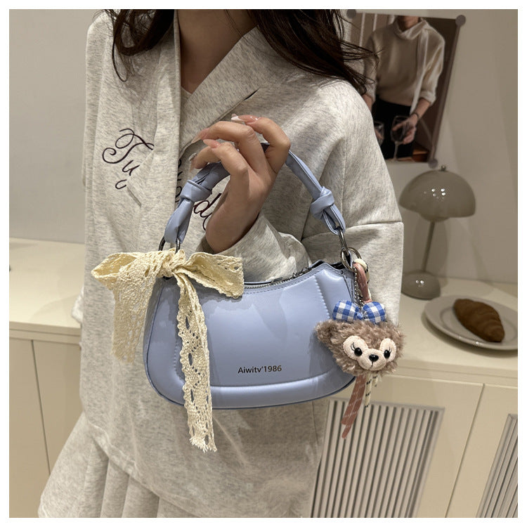 Simple and Stylish Korean-Style Handbag 2025 Summer New Small Square Bag for Women, Casual and Fresh Single Shoulder Crossbody Bag