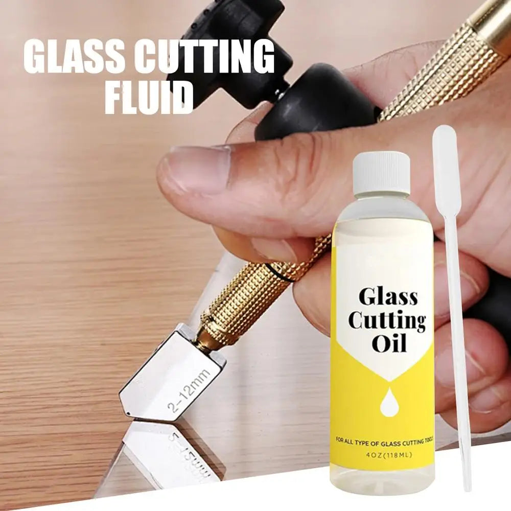 120ml Glass Cutting Oil Multipurpose Glass Cutting Tools Oil Easy To Use Cutter Oil For Bottles Various Glass Cutting Tools