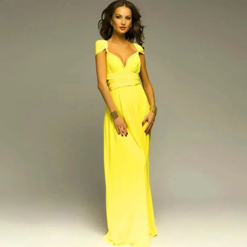 Women's Multiway Convertible Boho Maxi Bandage Dress