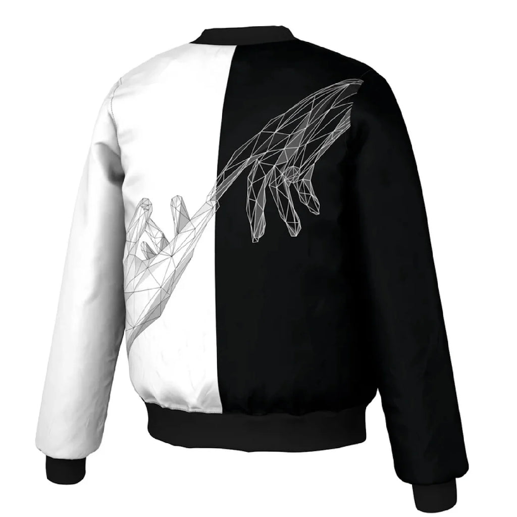 Unisex Customizable Breathable Cotton-Lined Puffer Bomber Jacket Custom Logo Winter Fashion Casual Outerwear Wholesale OEM/ODM