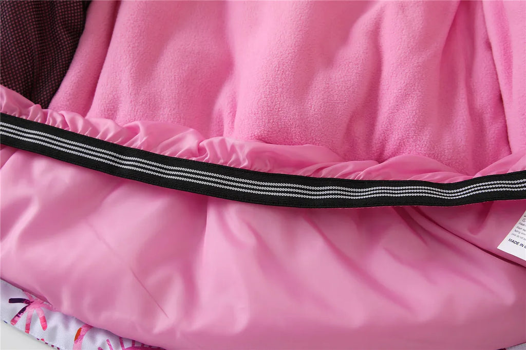 HONEYKING Kids Ski Outwear Winter Warm Windproof Outdoor Sports Snow Jackets Girls Snowboard Coat For Ski Clothing Equipment