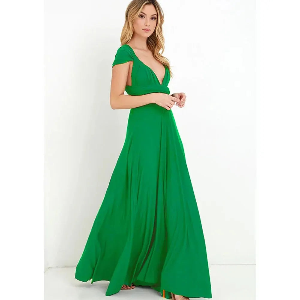 Women's Multiway Convertible Boho Maxi Bandage Dress