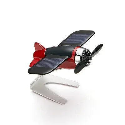 Solar Airplane Model Car Air Freshener and Center Console Ornament