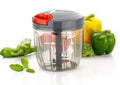 High Quality Plastic Manual Vegetable Dicer Food Chopper Stainless Steel Blades 1000mL Capacity Anti-Skid Base Easy Clean Home