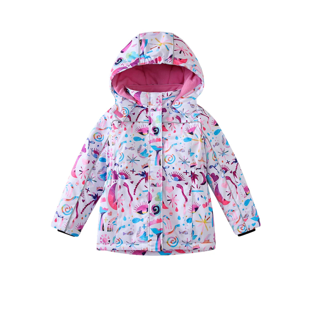 HONEYKING Kids Ski Outwear Winter Warm Windproof Outdoor Sports Snow Jackets Girls Snowboard Coat For Ski Clothing Equipment