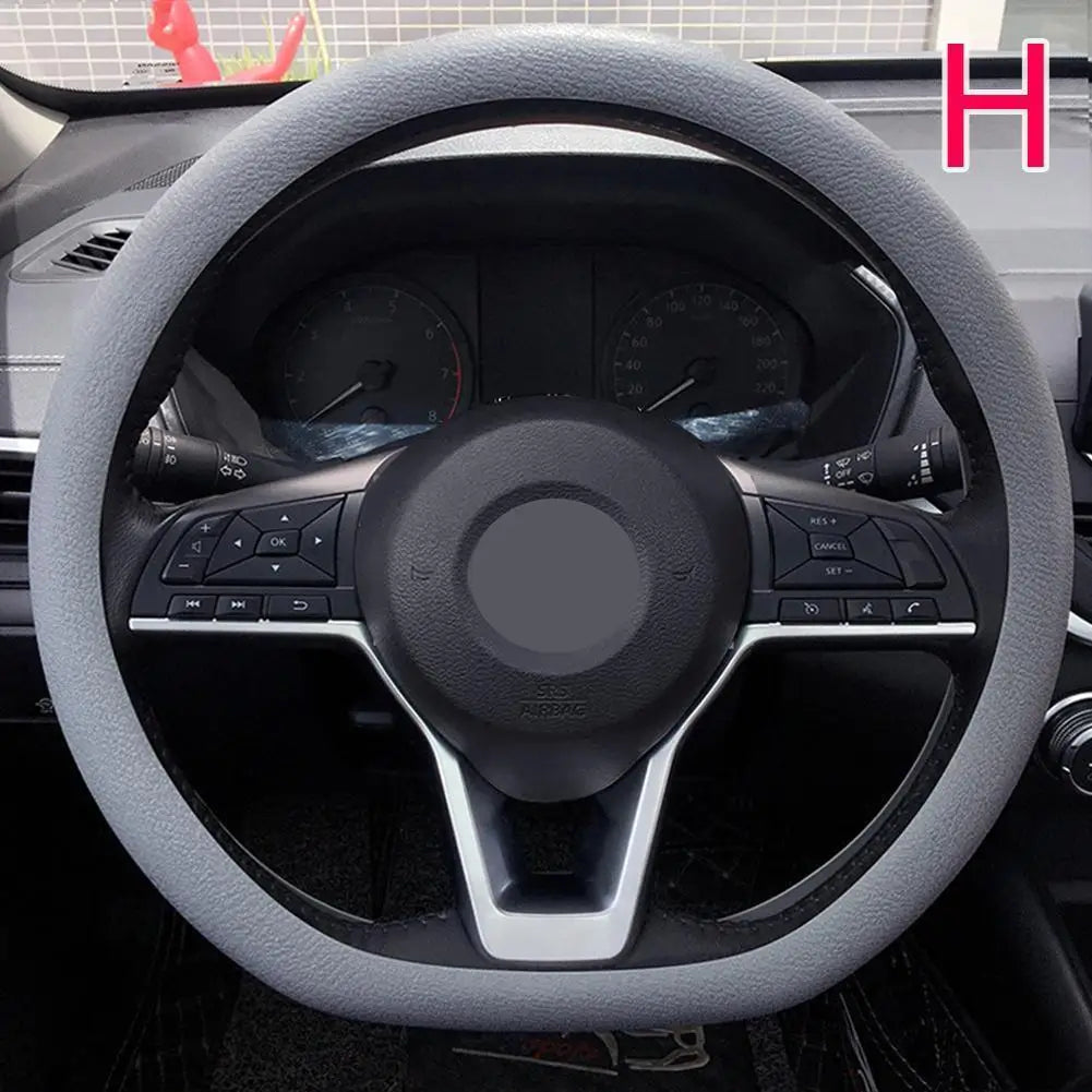 Anti-skid Elastic Silicone Steering Wheel Cover