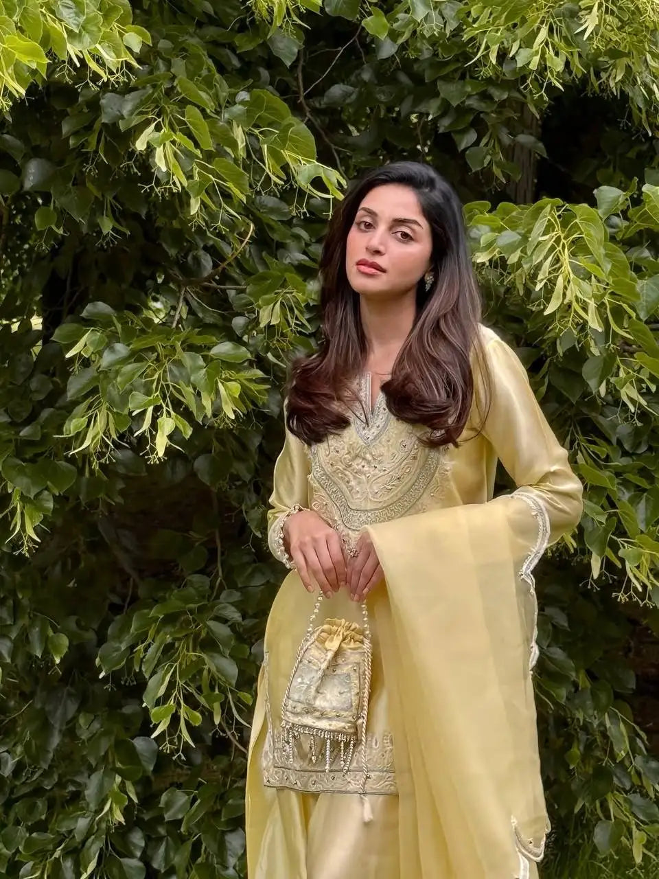 Traditional Silk Cotton Midi Party Wear Stitched Sharara Gharara Indian Embroidery Work 3-Piece Set Ready-Made Designer Ethnic