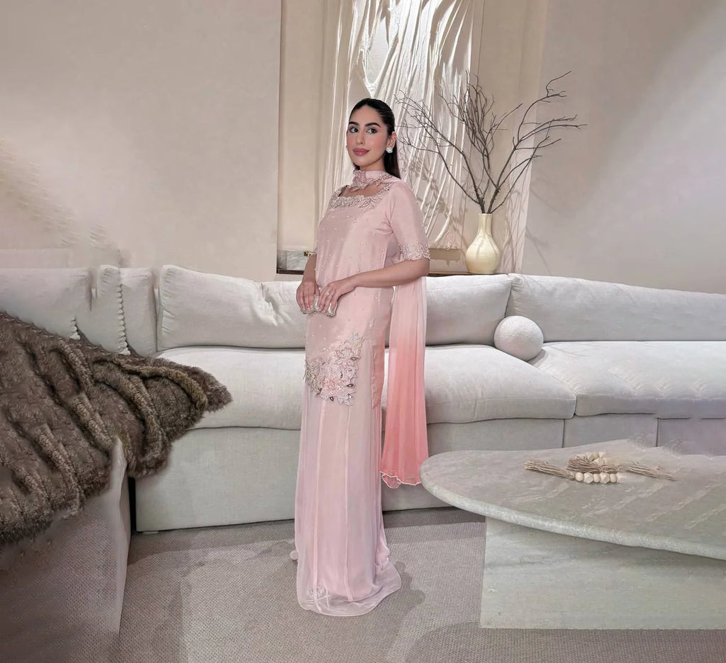 Latest Punjabi Suits Sharara with Custom Size for Women Designer Pakistani Diwali Faux Georgette Quick Dry Low Price 2023