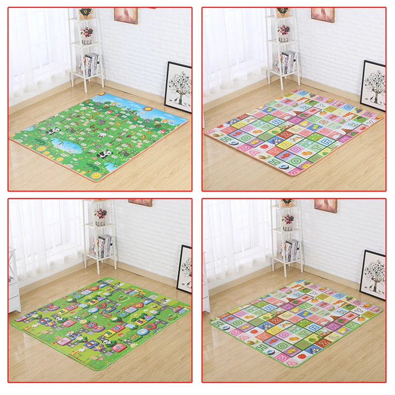 120*90cm Baby Play Mat EPE Activity Gym Kids Crawling Mats Carpet Baby Game Carpet for Children Rug Floor Newborns Eva Foam Toys