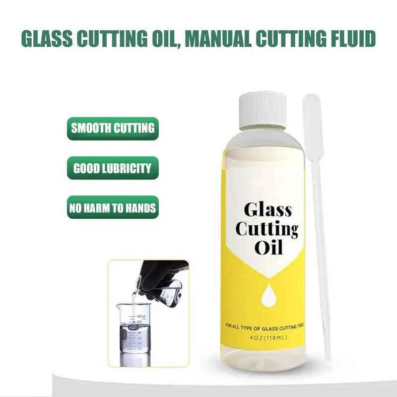 120ml Glass Cutting Oil Multipurpose Glass Cutting Tools Oil Easy To Use Cutter Oil For Bottles Various Glass Cutting Tools