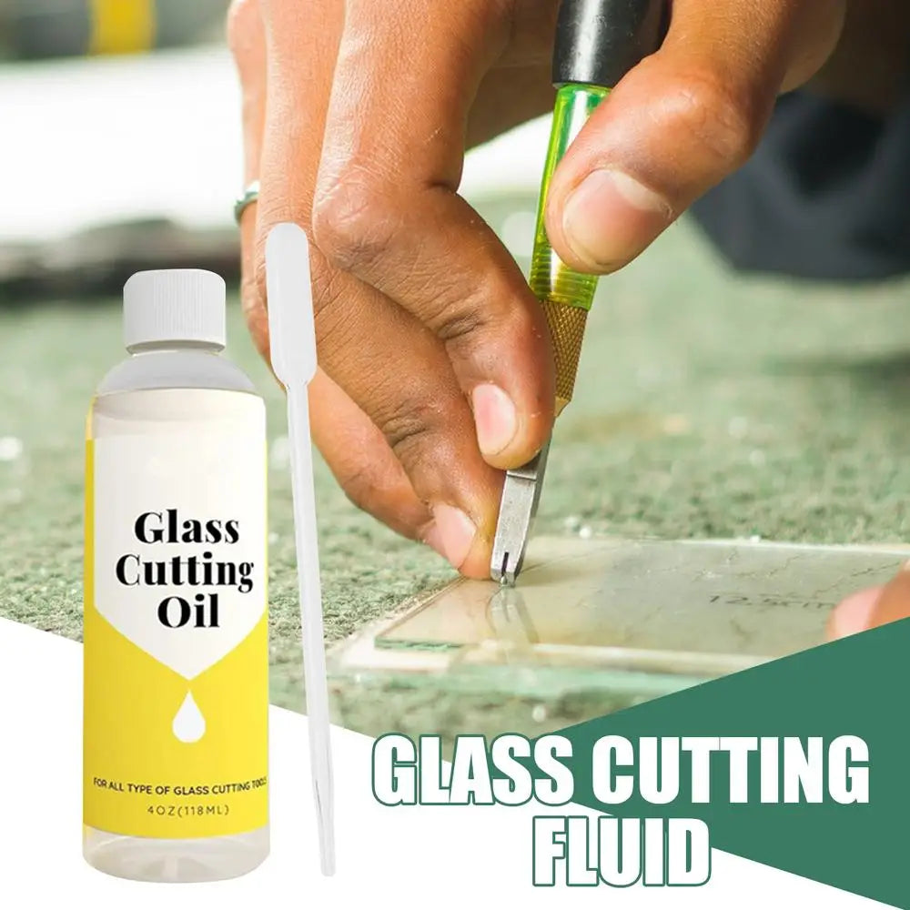120ml Glass Cutting Oil Multipurpose Glass Cutting Tools Oil Easy To Use Cutter Oil For Bottles Various Glass Cutting Tools