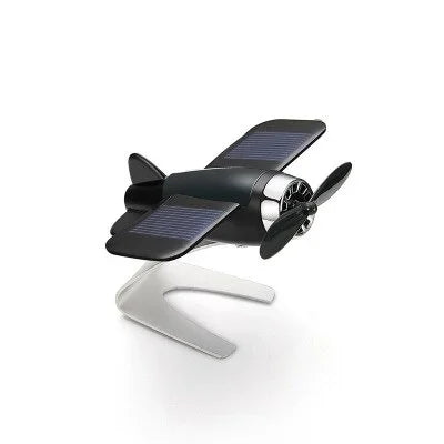 Solar Airplane Model Car Air Freshener and Center Console Ornament