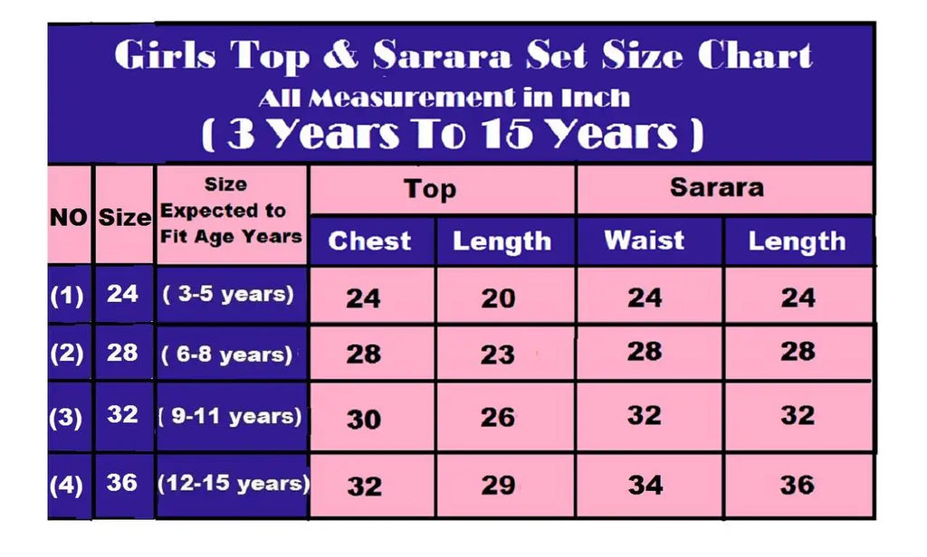 Sharara Suit Girls Kids ethnic Shalwar Kameez Indian Punjabi Pakistani Style Embroidery Wedding and Festive Party Wear Children