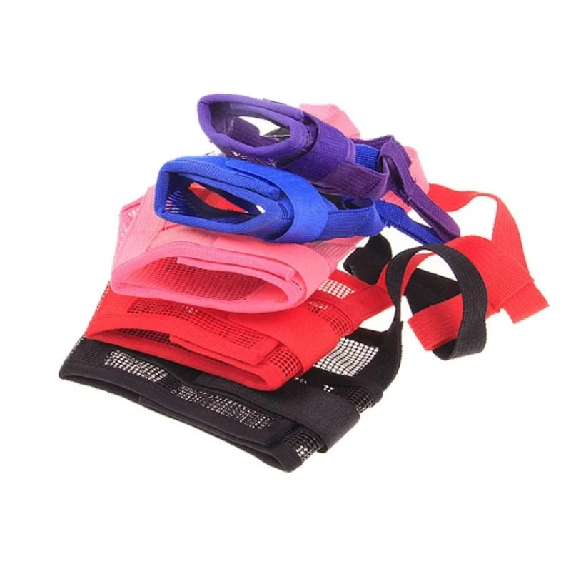 1pc Anti Barking Dog Muzzle for Small Large Dogs Mesh Breathable Pet Adjustable Mouth Muzzle Dogs Nylon Straps Dog Accessories