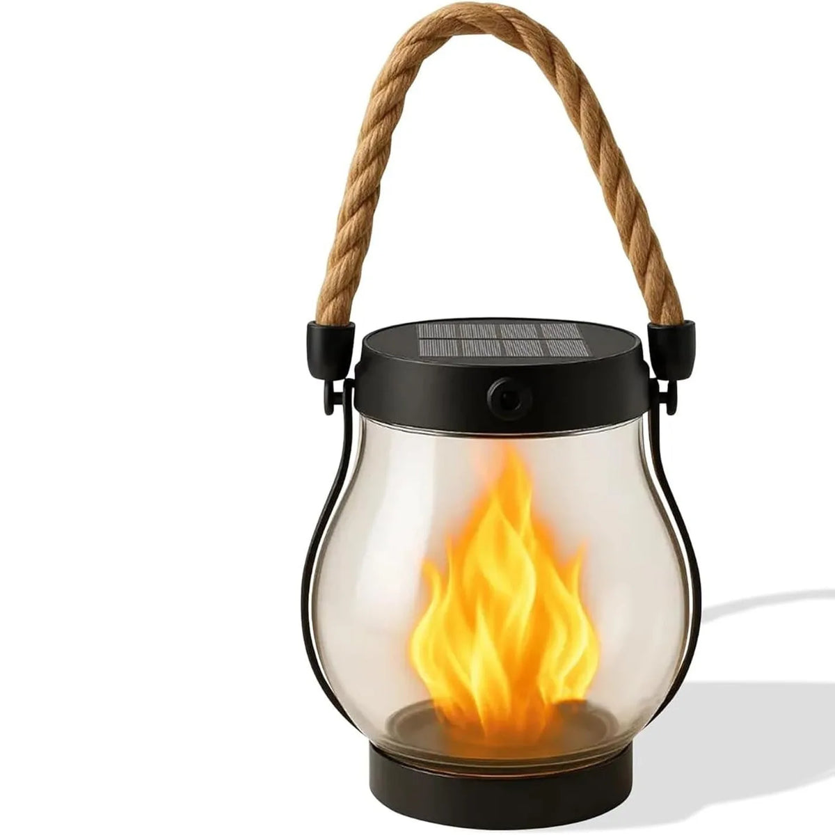 Portable Retro Camping Lantern with Metal Handle