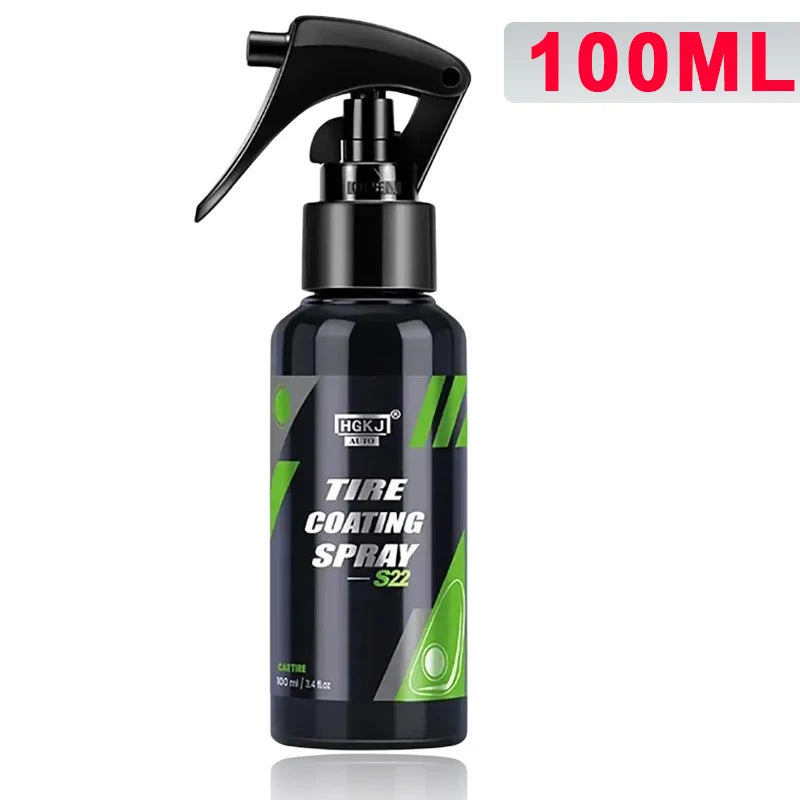 HGKJ S22 High Gloss Car Tire Shine Coating Spray
