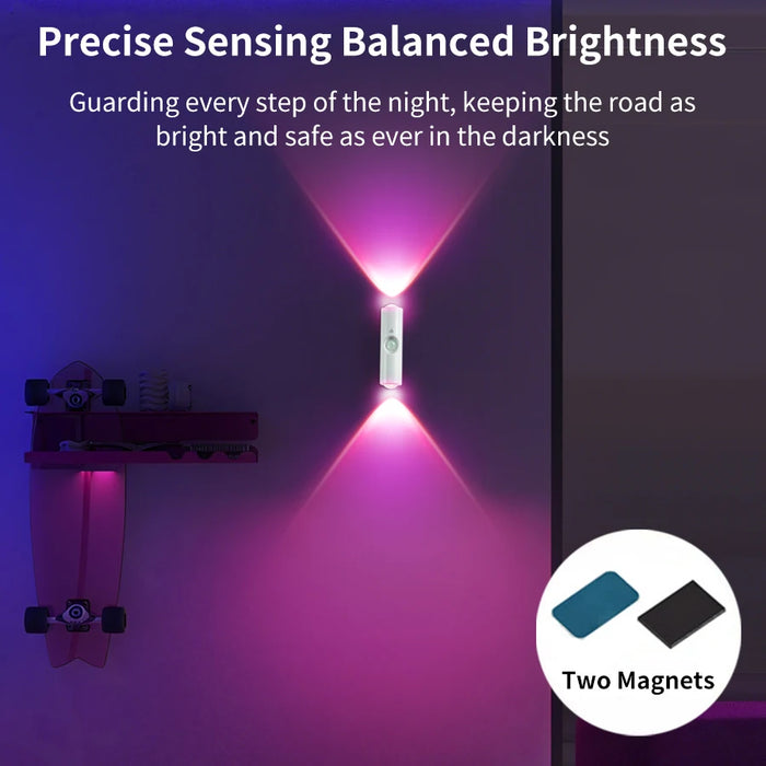 Rechargeable Magnetic Motion Sensor Wall Light with RGB Dimming